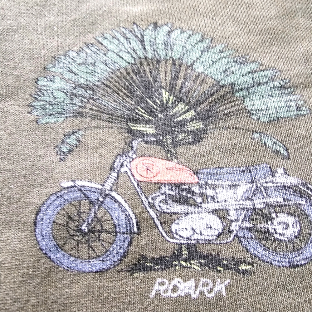 Roark Graphic hoodie with Motorcycle Design
